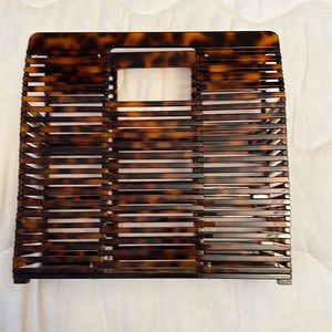 Tortoise shell open purse